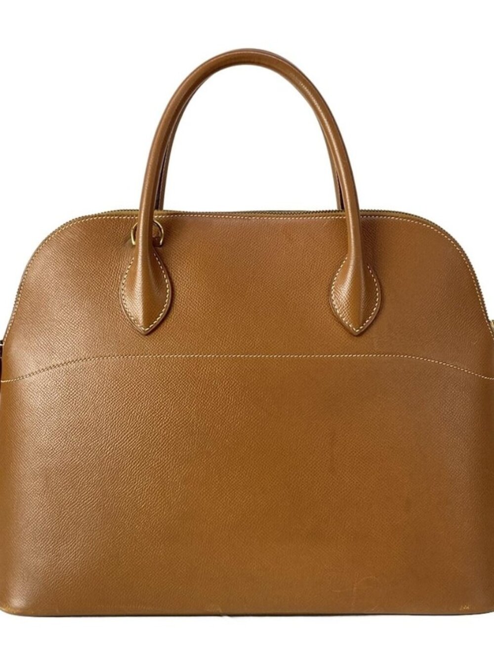 HERMES Bolide 37 - Gold Veau Graine Couchevel Circle Z Handbag - Picture 3 of 16